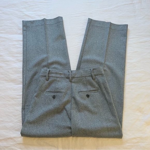 Aritzia Wilfred⎜ORSAY PANT⎜LIGHT GREY HERRINGBONE - Picture 10 of 12
